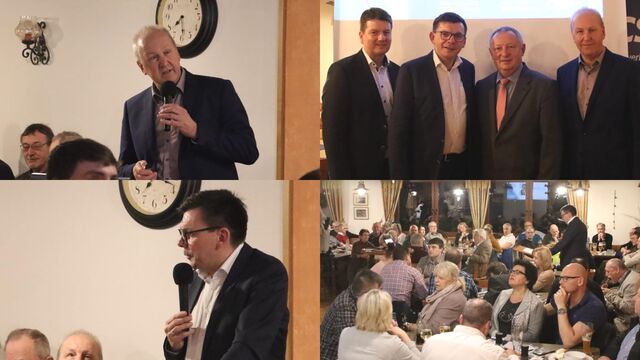 Fotocollage von der Wahlversammlung in Pfaffenhausen (Fotos: Kilian Warmuth)