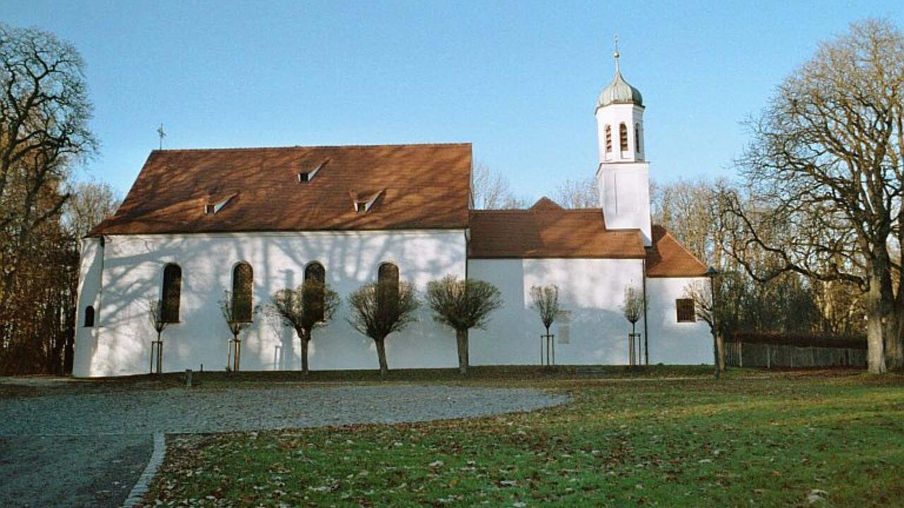 Die Wallfahrtskirche Maria Loreto auf dem Kobel in Neusäß