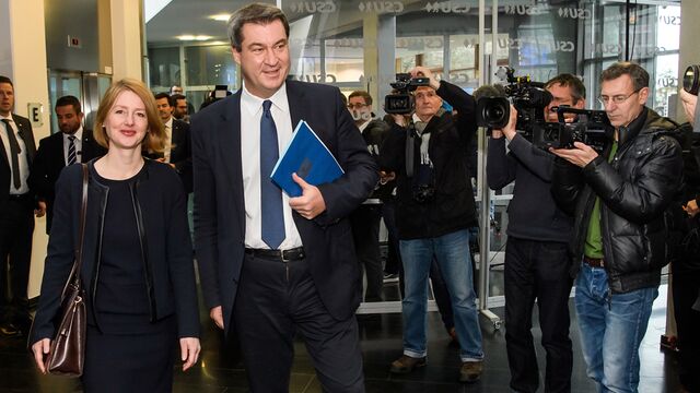 Markus Söder und Carolin Schumacher