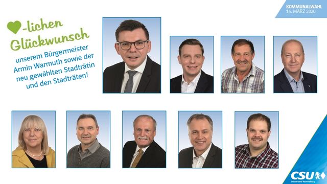 Wir freuen uns auf eine spannende Wahlperiode 2020-2026 mit großen Herausforderungen und neuen Ideen für unsere Stadt & Ortsteile.