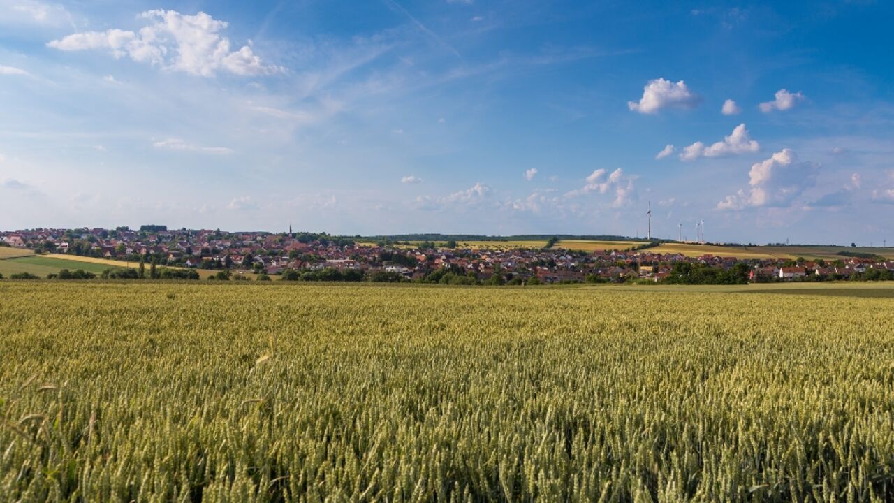 Ortsansicht Hettstadt von Süden 2015