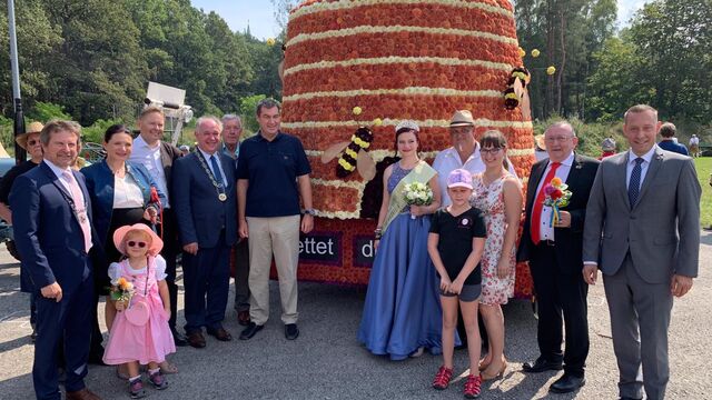 Blumenfest mit Ministerpräsident Markus Söder