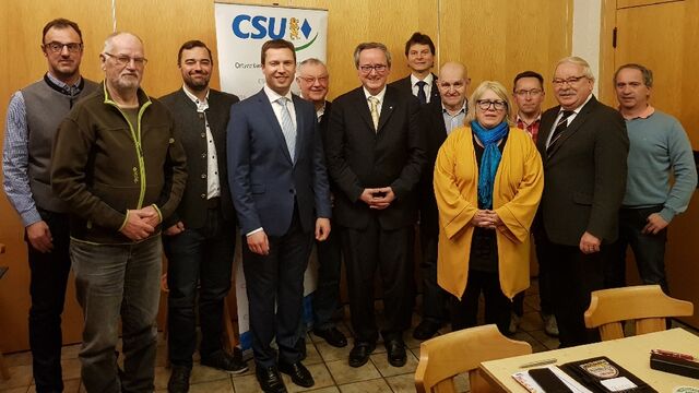 Neuer Vorstand der CSU Weiherhof-Bronnamberg-Banderbach