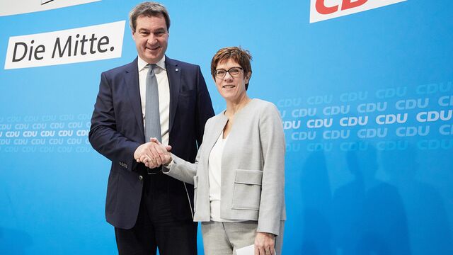 Markus Söder und Annegret Kramp-Karrenbauer